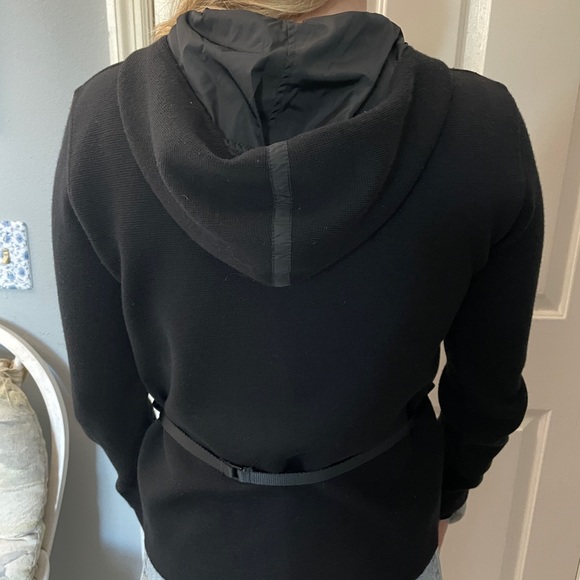 PRADA Women’s  Wool Zip Up Jacket with hoody size 44/medium - Picture 5 of 13